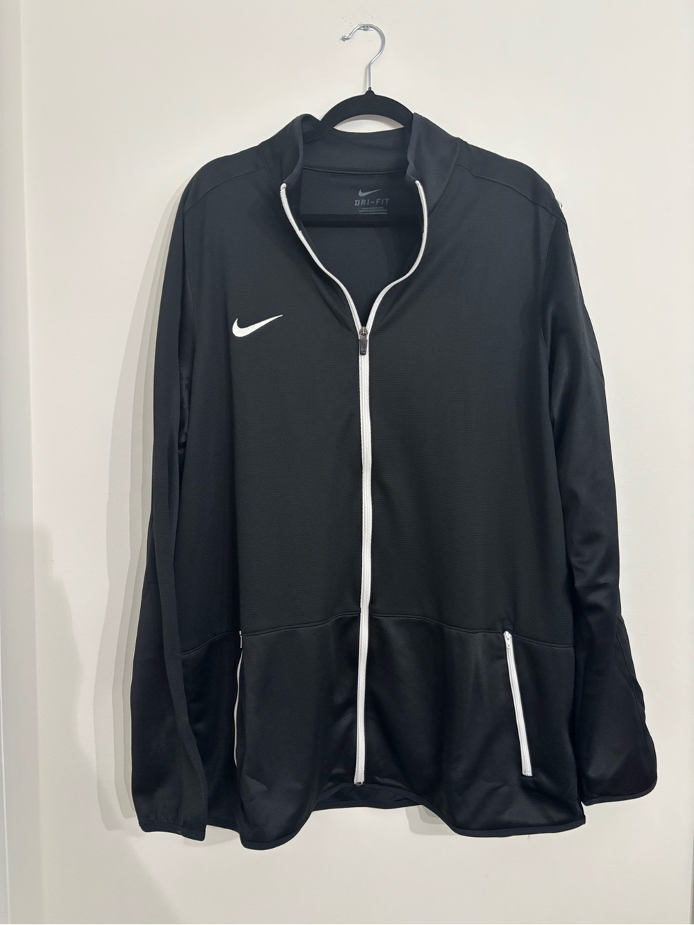 Nike Dri-FIT Full-Zip Performance Jacket with White Trim